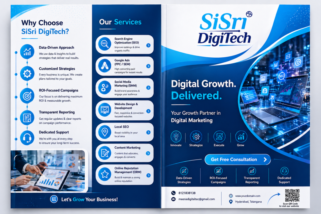 Brochure Design Services in Bangalore