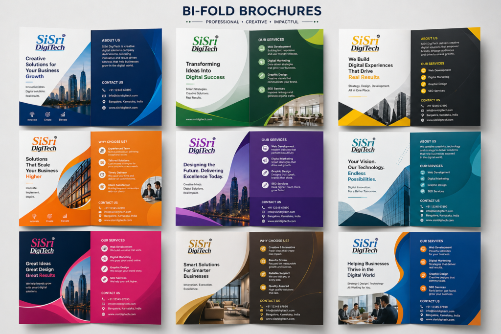 Brochure Design Services in Bangalore