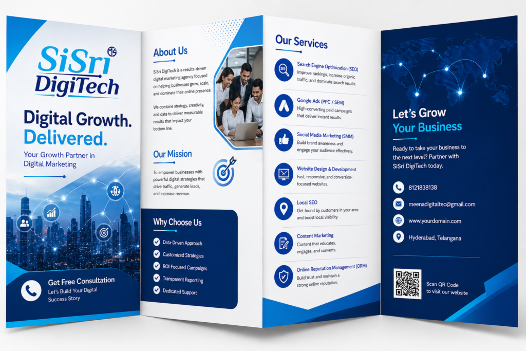 Brochure Design Services in Bangalore