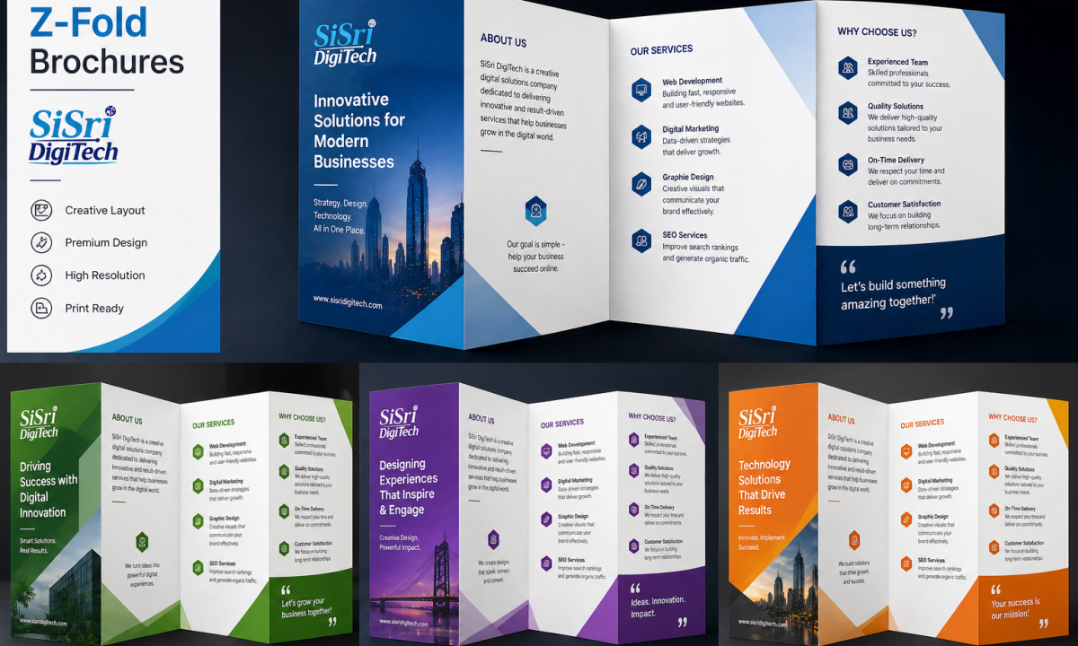 Brochure Design Services in Bangalore